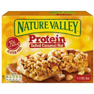 Barras Proteicas de Frutos Secos com Caramelo Salgado sem Glúten Nature Valley