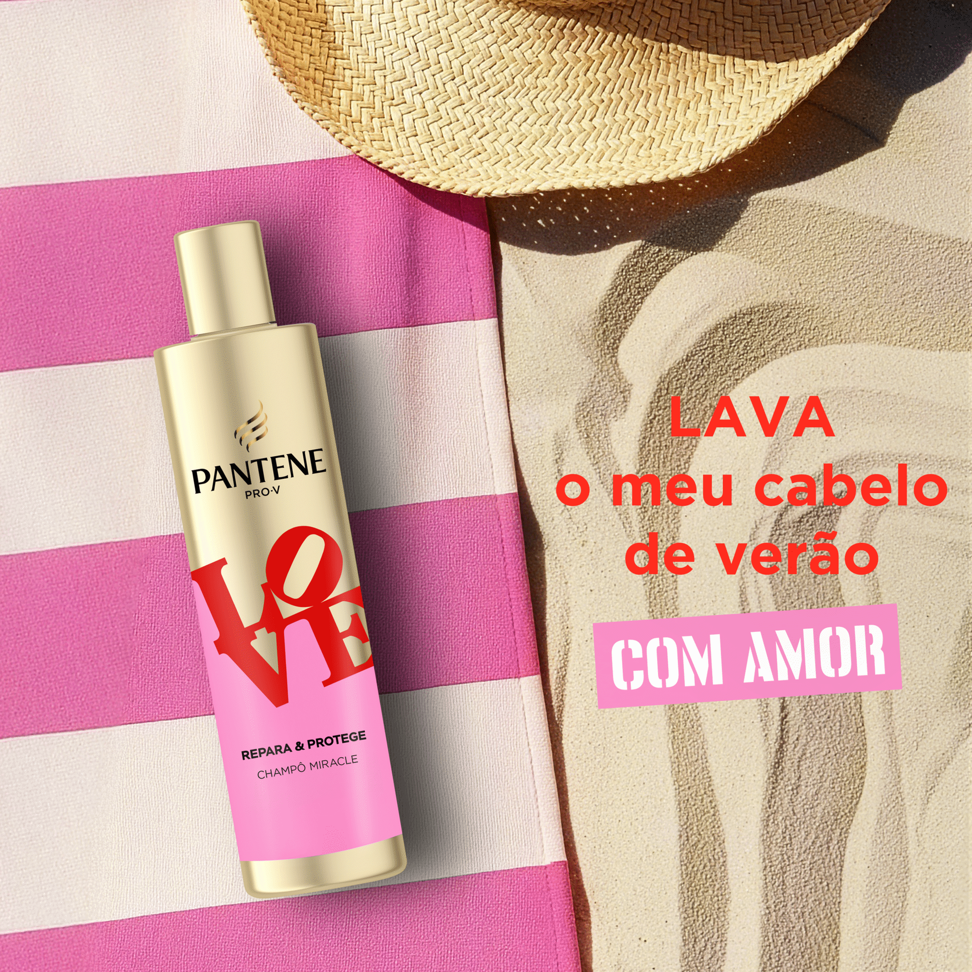 Champ&ocirc; Repara e Protege Love Pantene