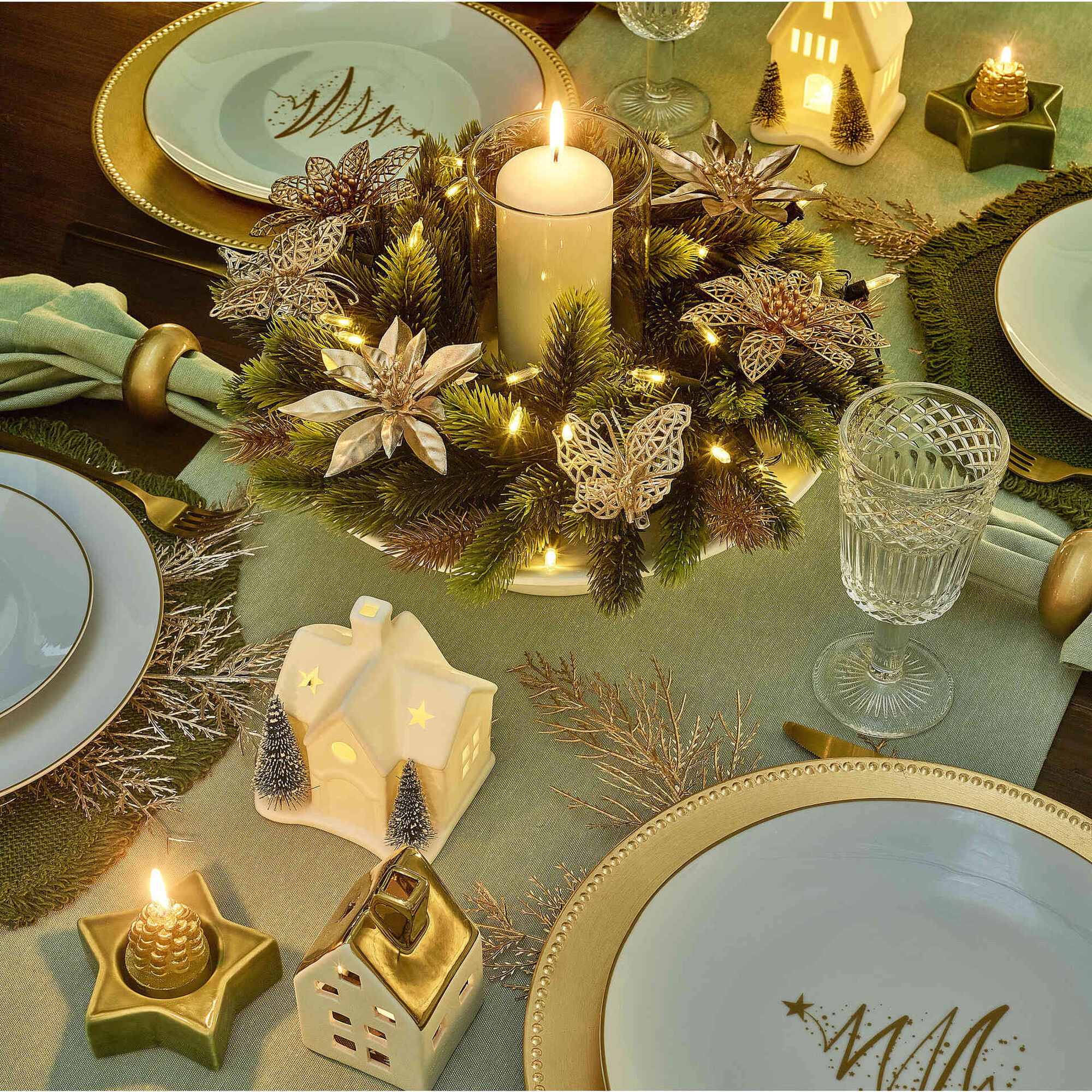 Conjunto 3 Borboletas com Clip Douradas