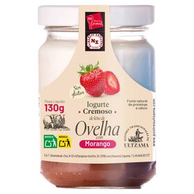 Iogurte Cremoso de Leite de Ovelha Morango