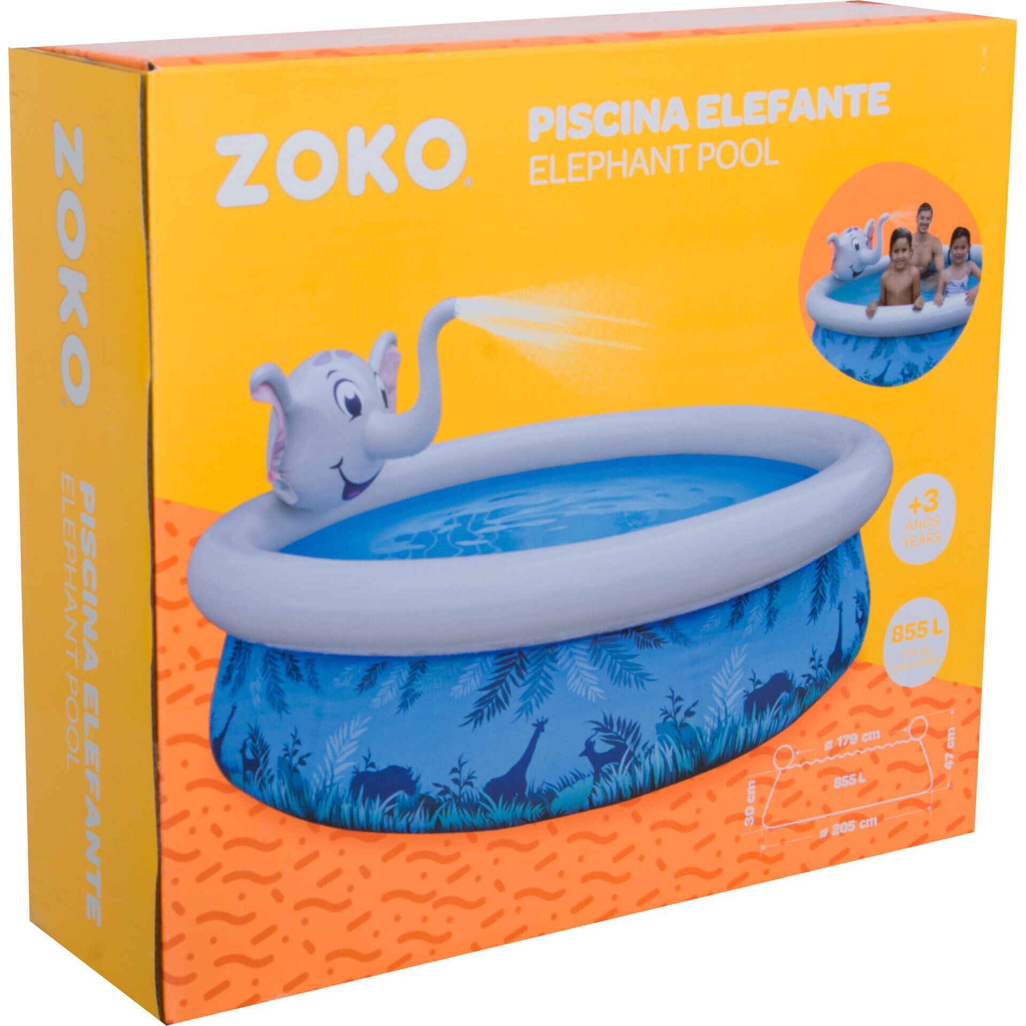 Piscina 3D Elefante