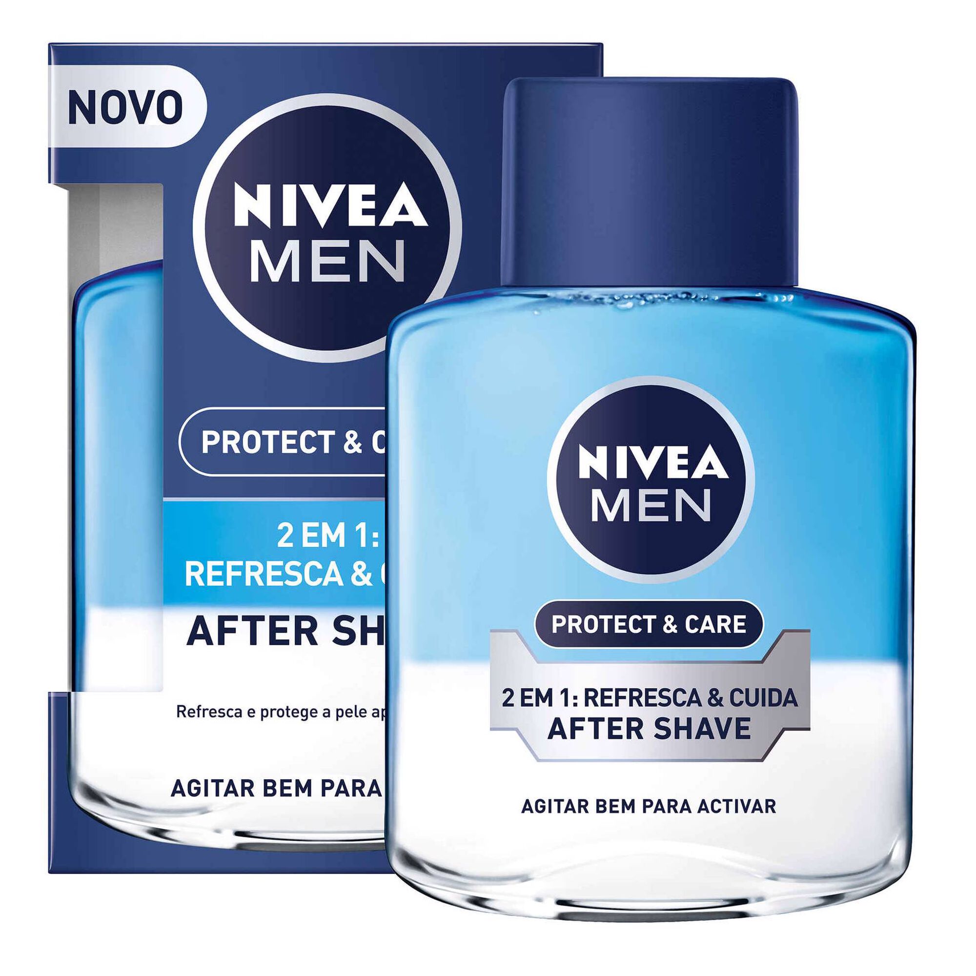 Aftershave Loção Protect&Care 2 em 1 Aftershave Loção Protect&Care 2 em 1