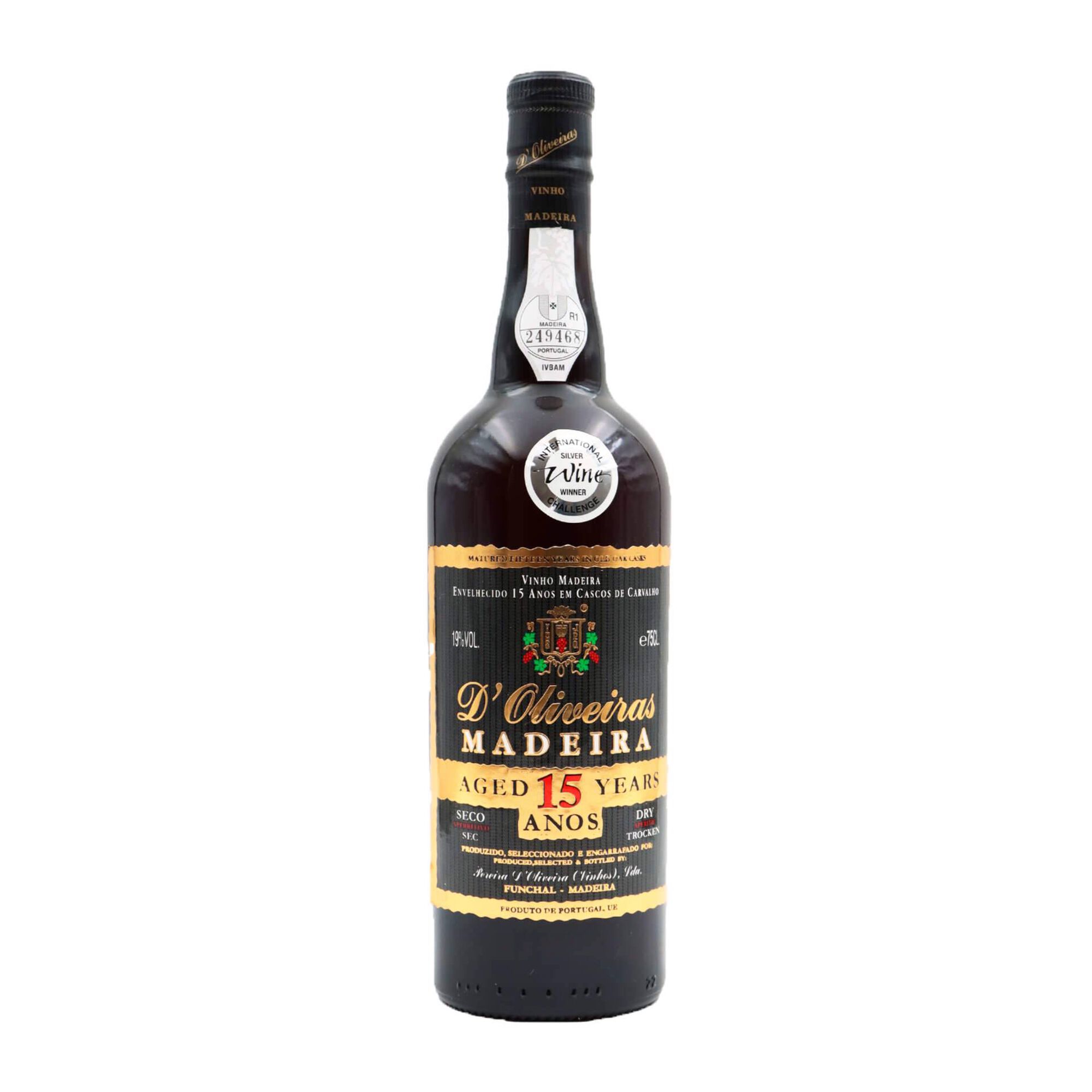 D´Oliveiras Seco 15 Anos Vinho da Madeira