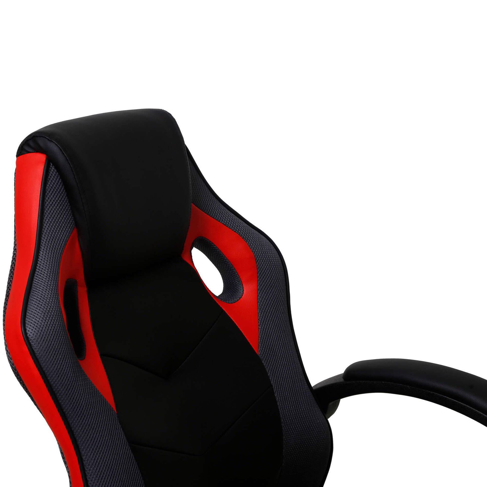 Cadeira Gaming Estofada Vermelha Racing Kasa