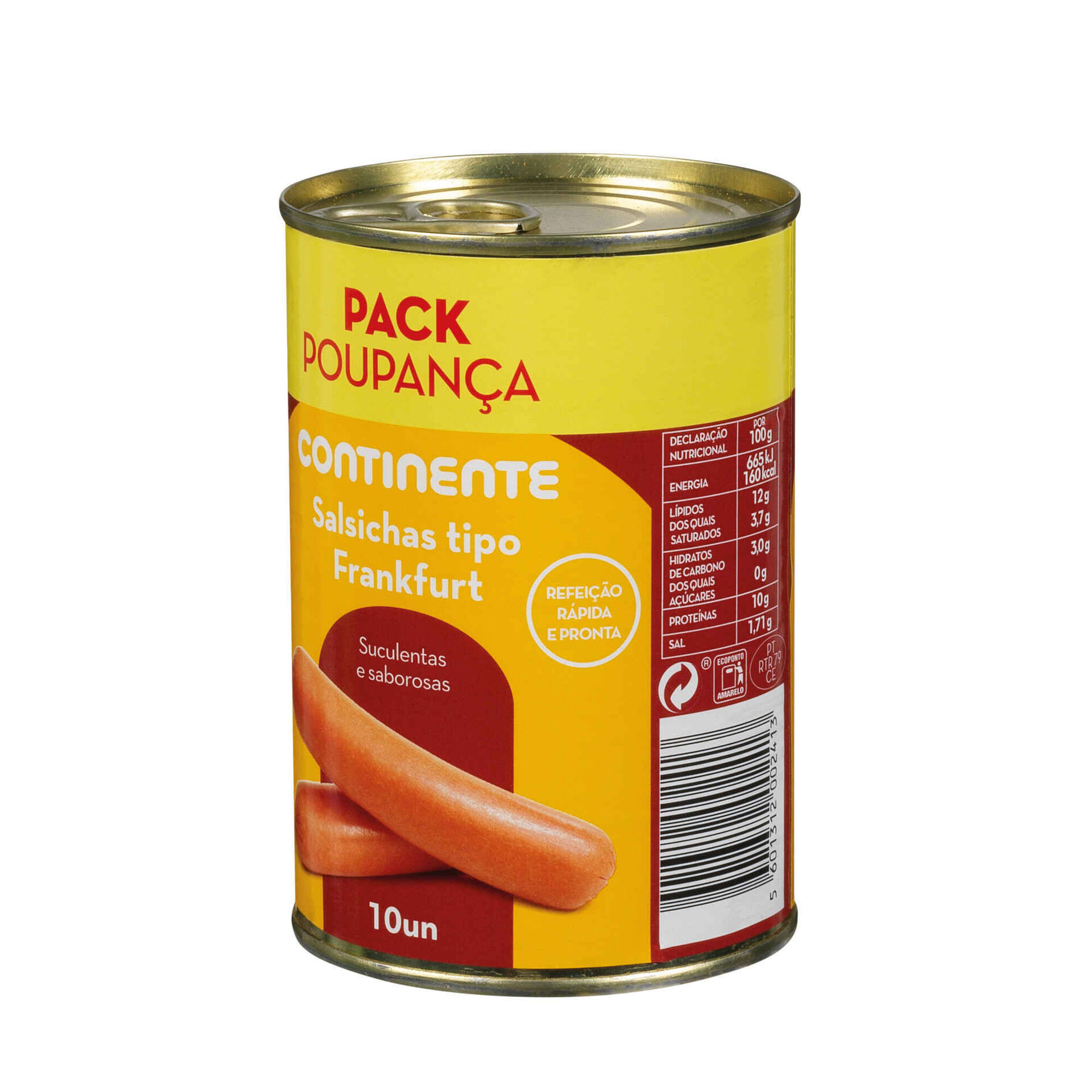 Salsichas Frankfurt Lata 10 un