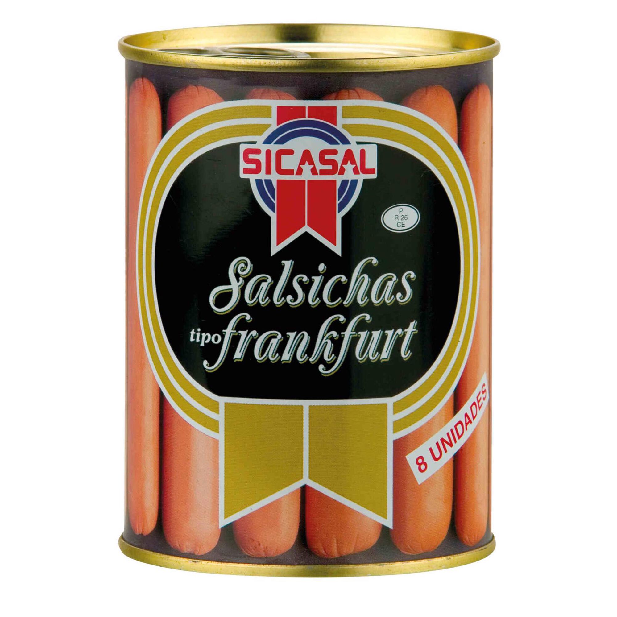 Salsichas Frankfurt Lata 8 un Salsichas Frankfurt Lata 8 un