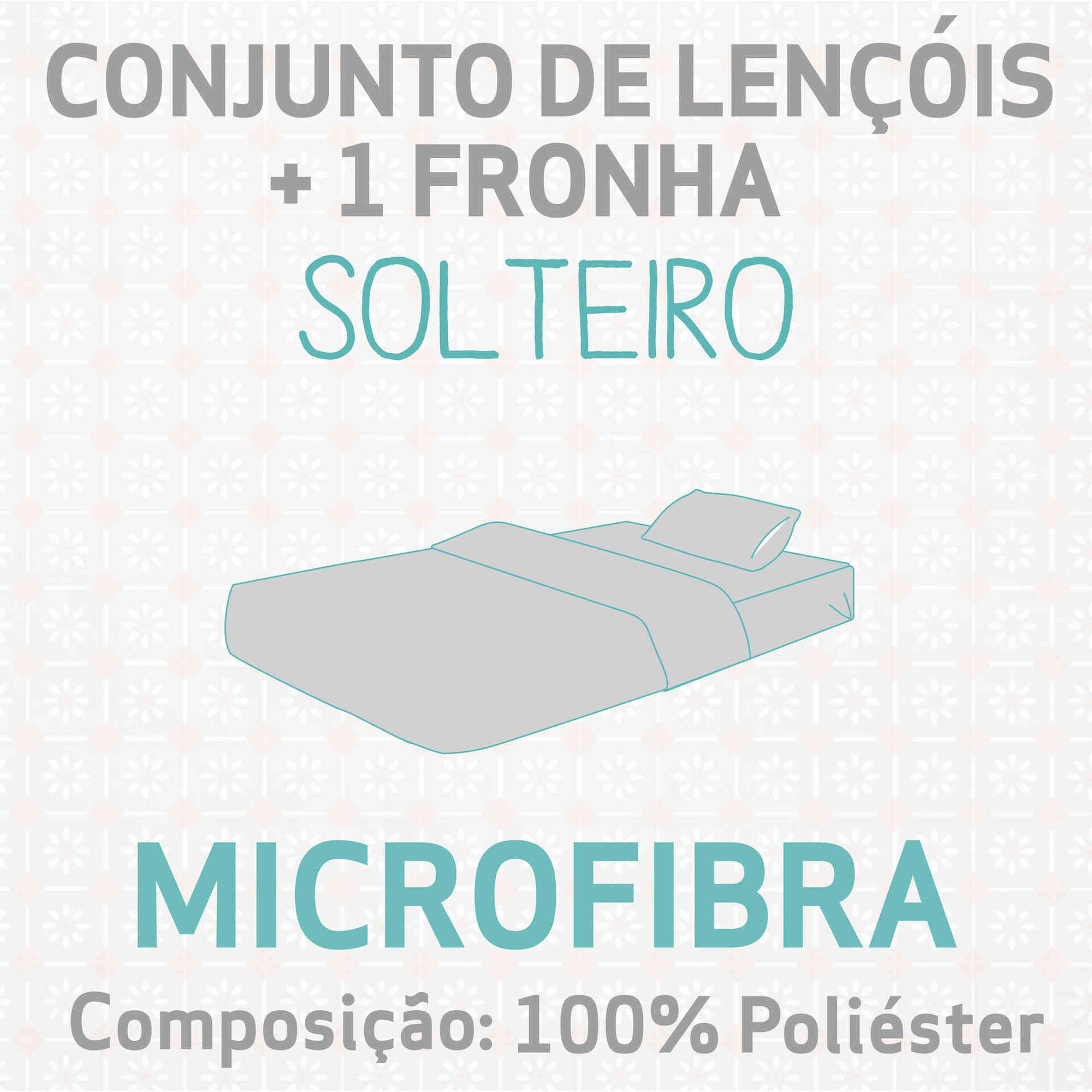 Conjunto Lençóis Microfibra