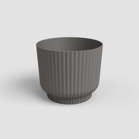 Vaso Redondo Miami Wavy 13 cm Antracite Artevasi