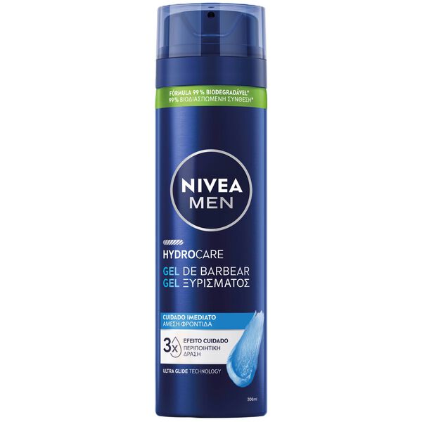Gel de Barbear Protect & Care Suave Nivea Men
