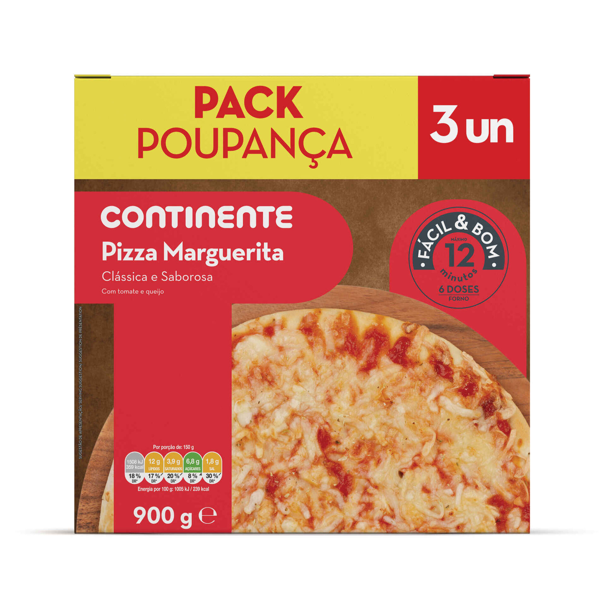 Pizza Marguerita Pack Poupança