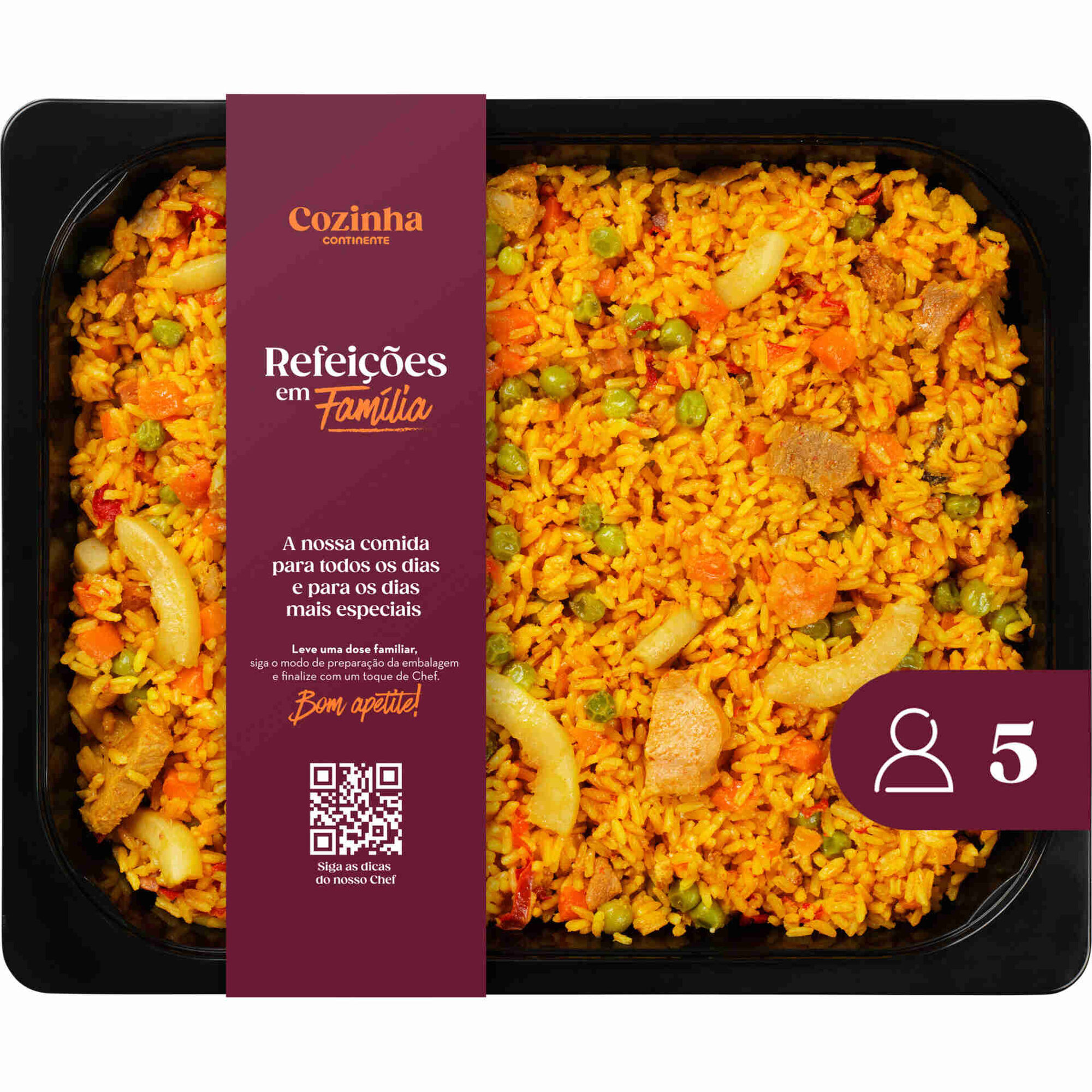 Arroz à Valenciana para 5 Pessoas