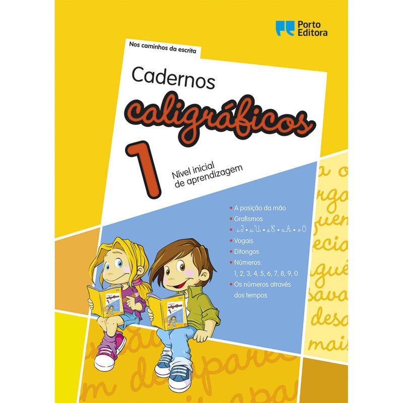 Cadernos Caligráficos 1.º Ano de Porto Editora