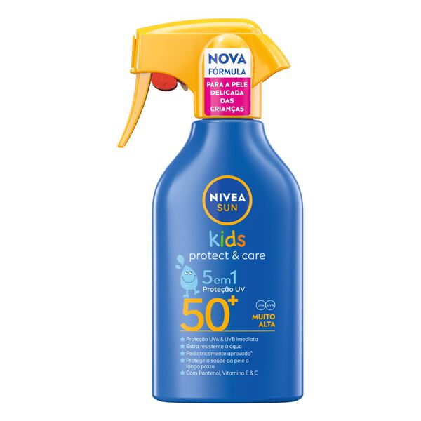 Protetor Solar Spray Protect & Care Crianças FP 50+ Nivea Sun