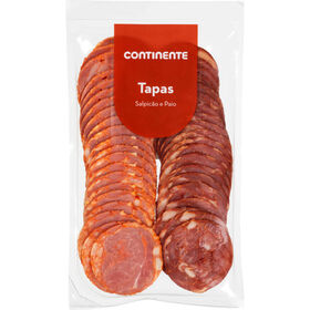 Tapas Salpic&atilde;o e Paio Continente
