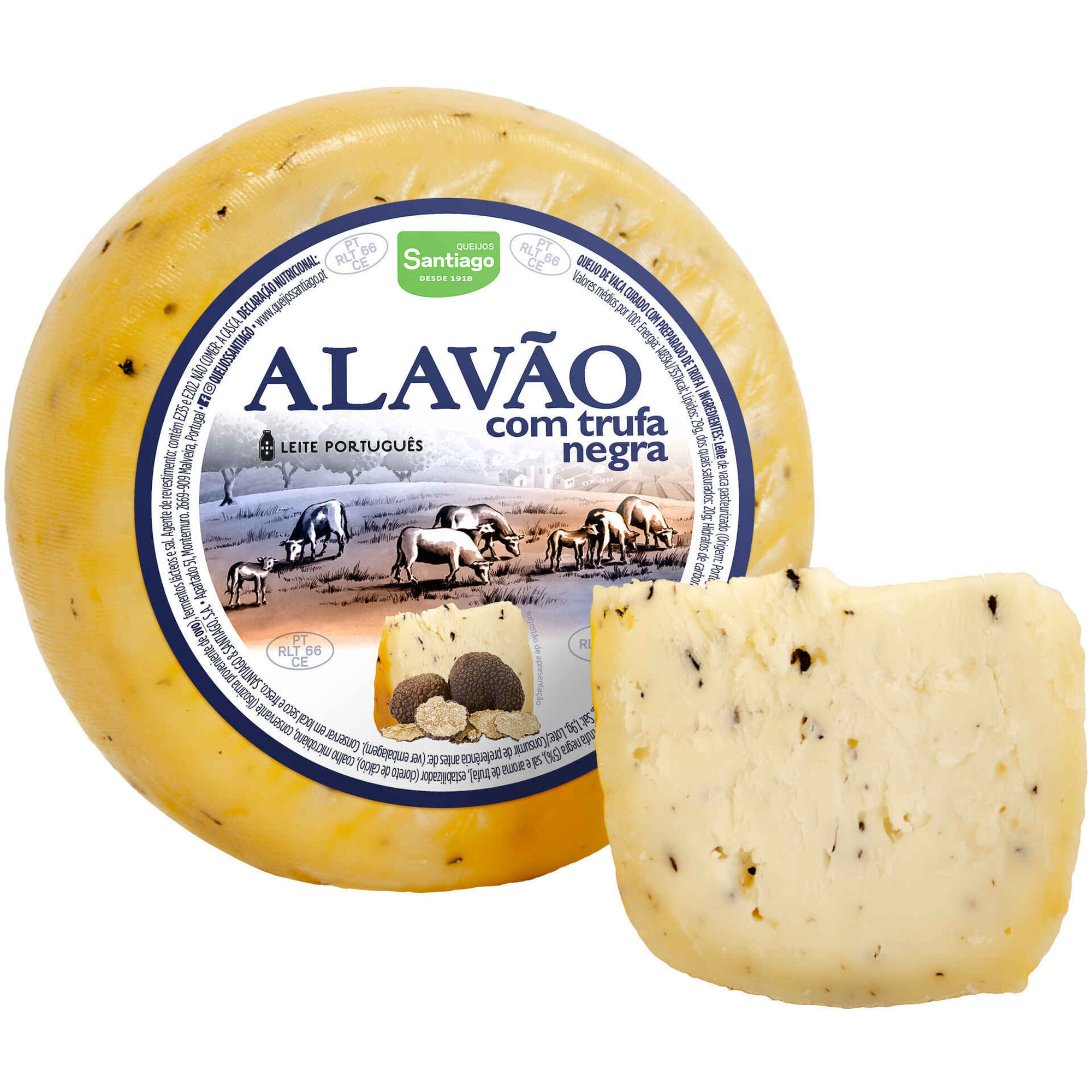 Queijo de Vaca Curado com Trufa Negra