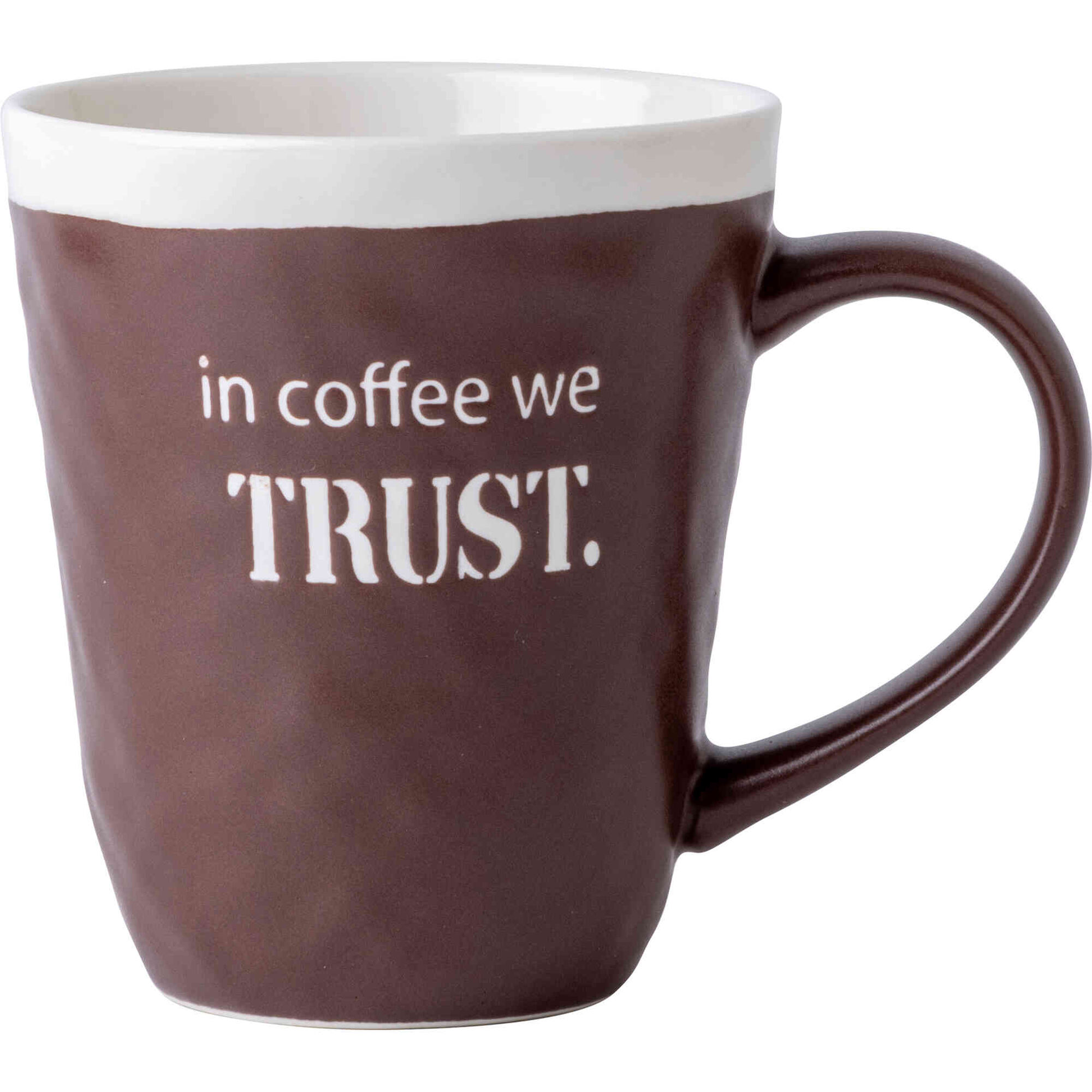 Caneca Martelada 480ml Trust Castanha Kasa