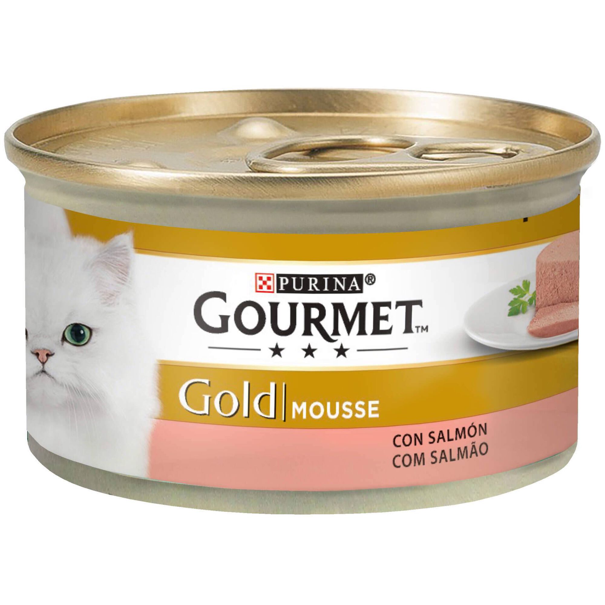 Comida Húmida para Gato Mousse com Salmão Comida Húmida para Gato Mousse com Salmão