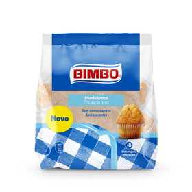 Madalenas 0% A&ccedil;&uacute;cares Bimbo