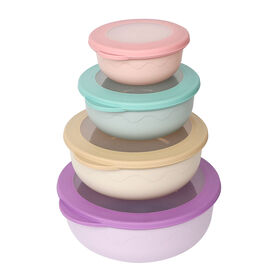 Conjunto 4 Caixas Herm&eacute;ticas Colors Kasa