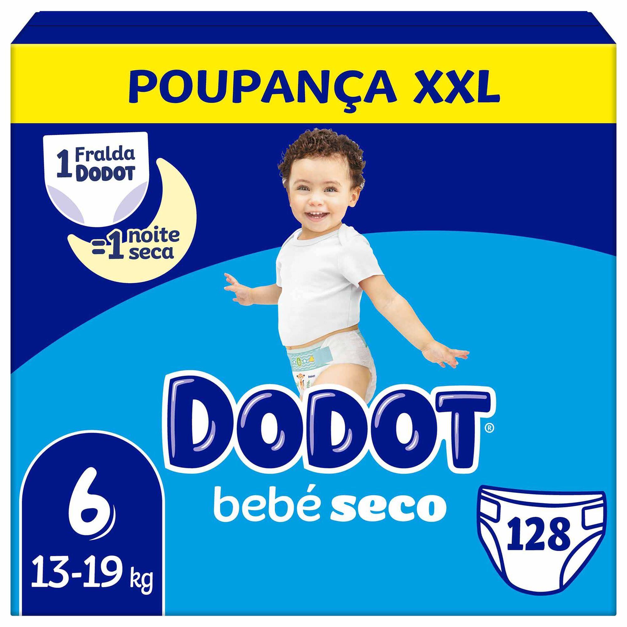 Box Fraldas Bebé Seco XXL 13-18kg T6