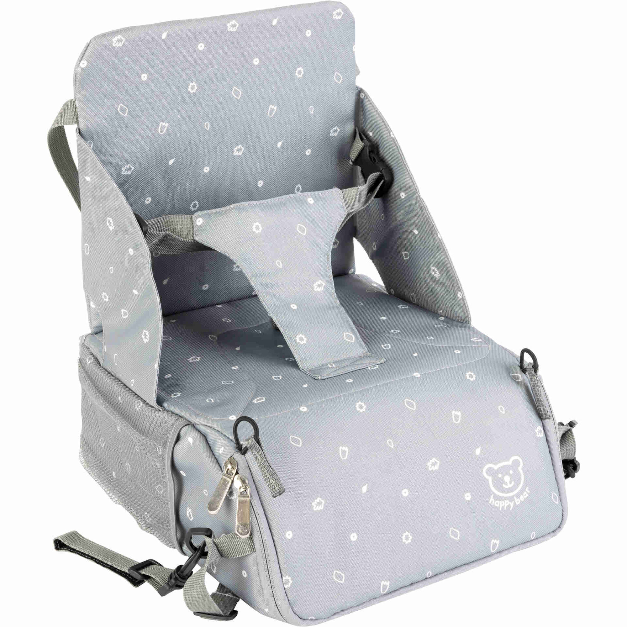 Assento Elevatório Portátil Cinza