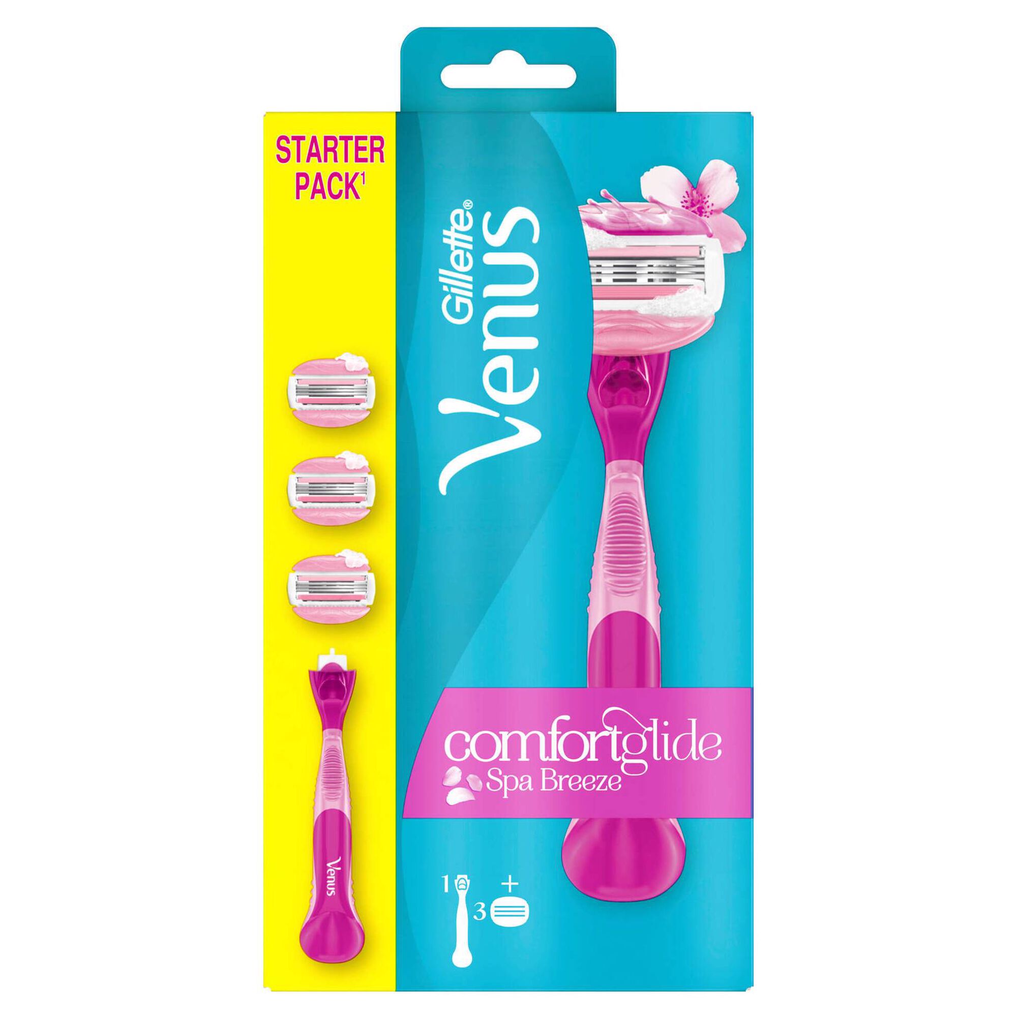 M&aacute;quina Depilat&oacute;ria Spa Venus Breeze Cabo e 3 Recargas