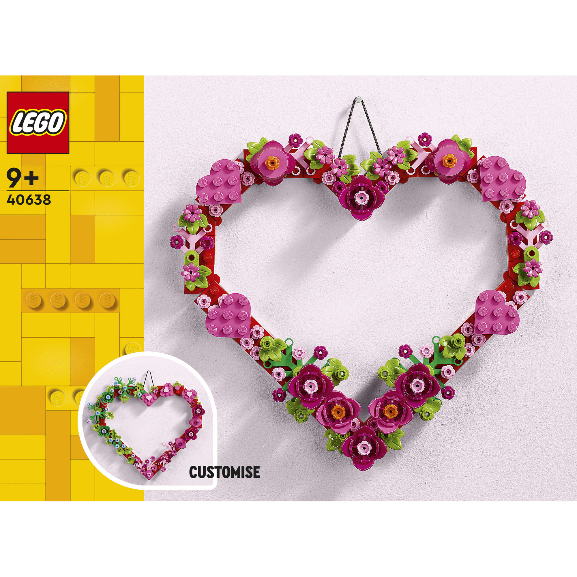 LEGO - Cora&ccedil;&atilde;o Decorativo - 40638
