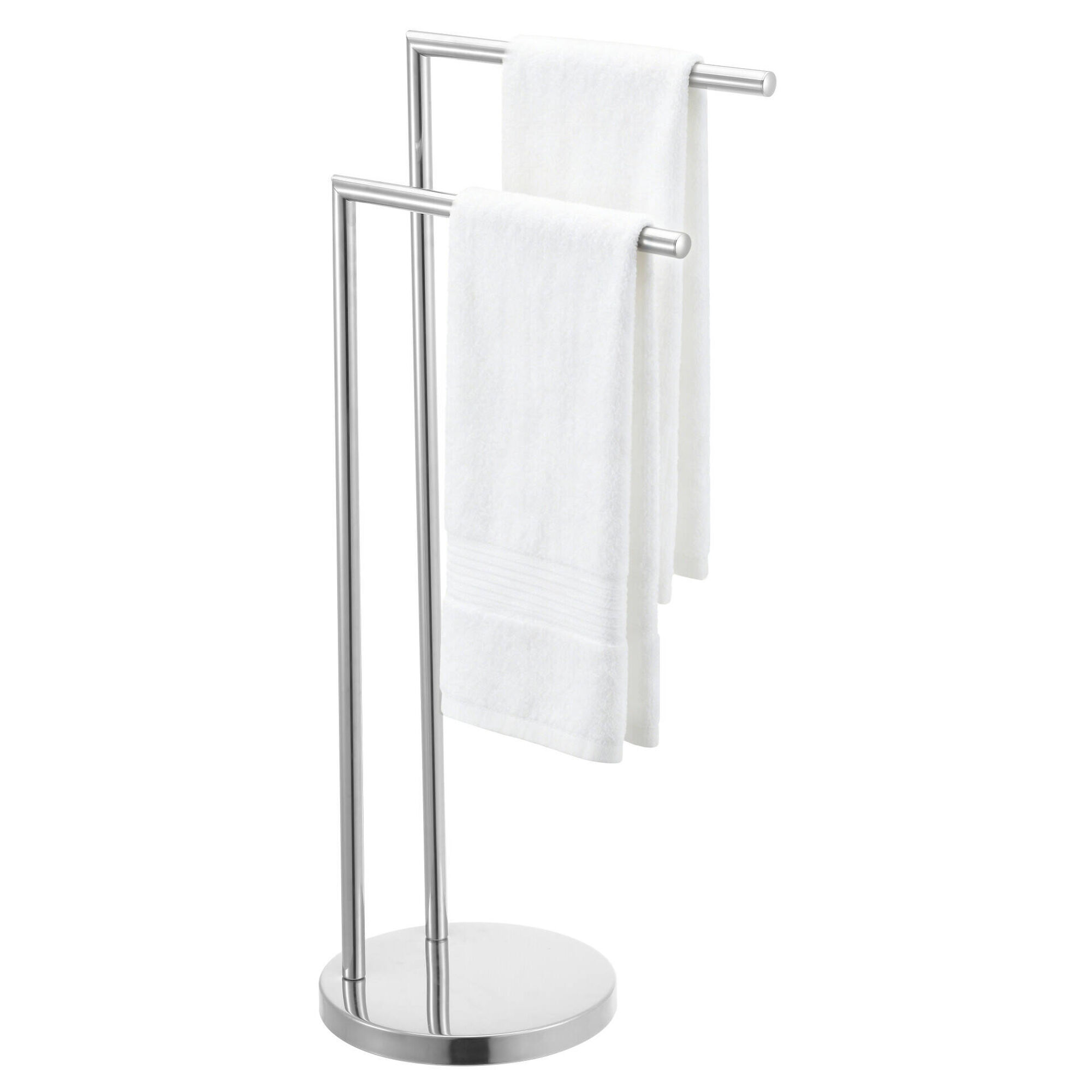 Suporte de Toalhas Prateado Kasa