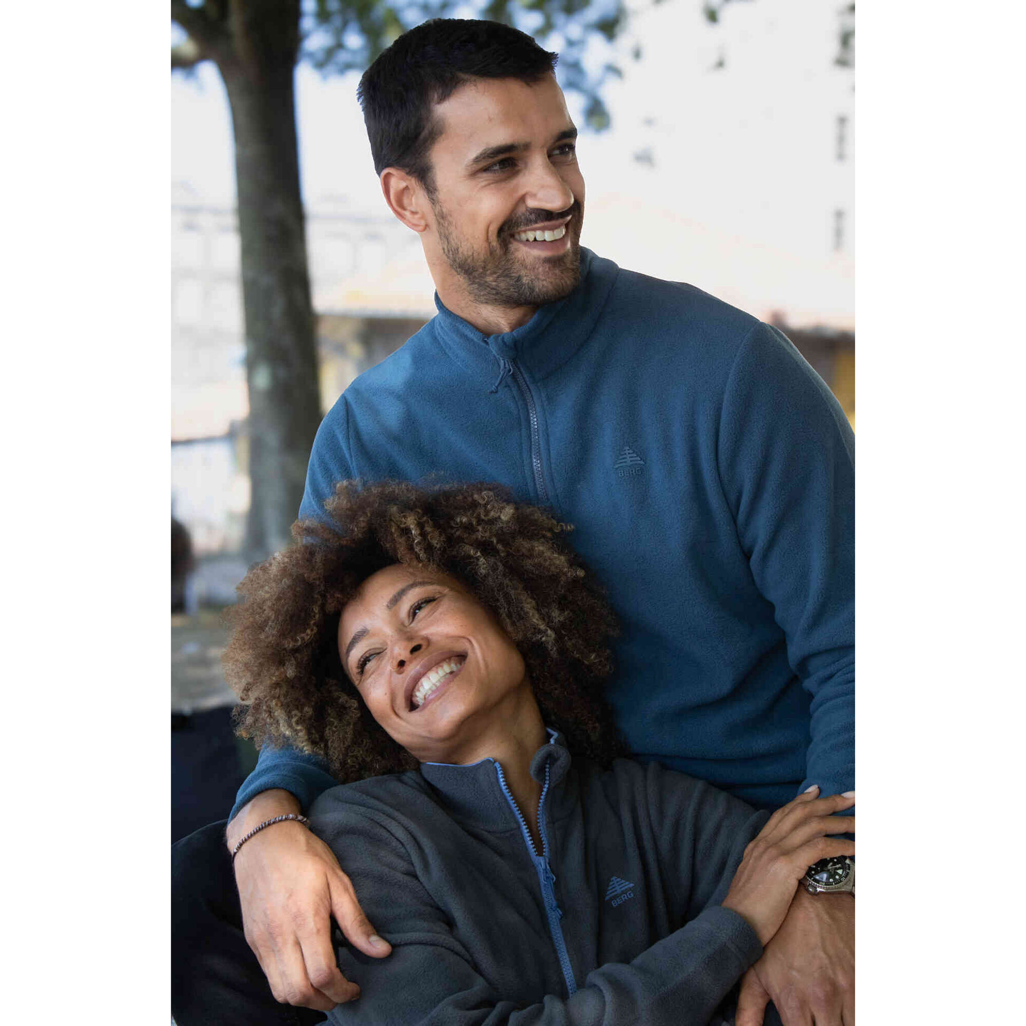 Camisola Polar Homem Azul L