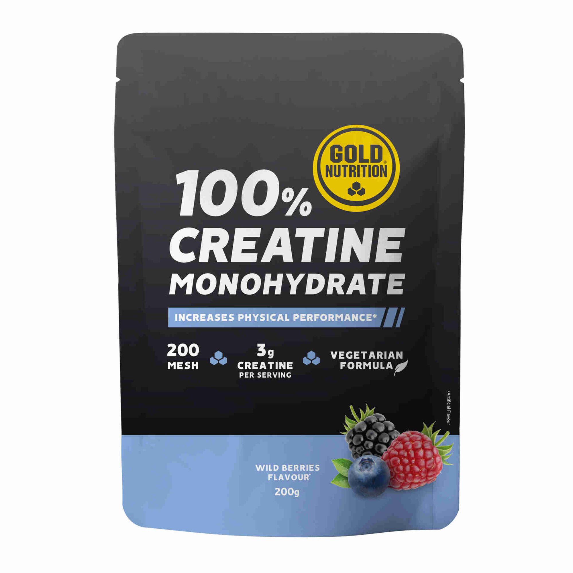 Creatina Monohidratada Frutos Silvestres Gold Nutrition