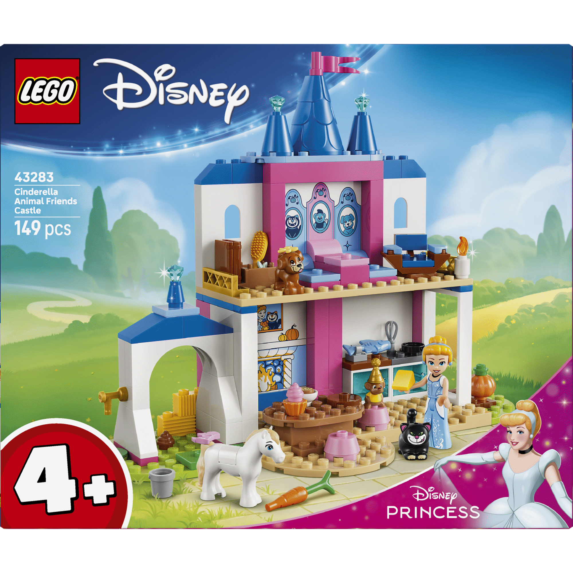 LEGO Disney - Castelo dos Amigos Animais da Cinderela - 43283