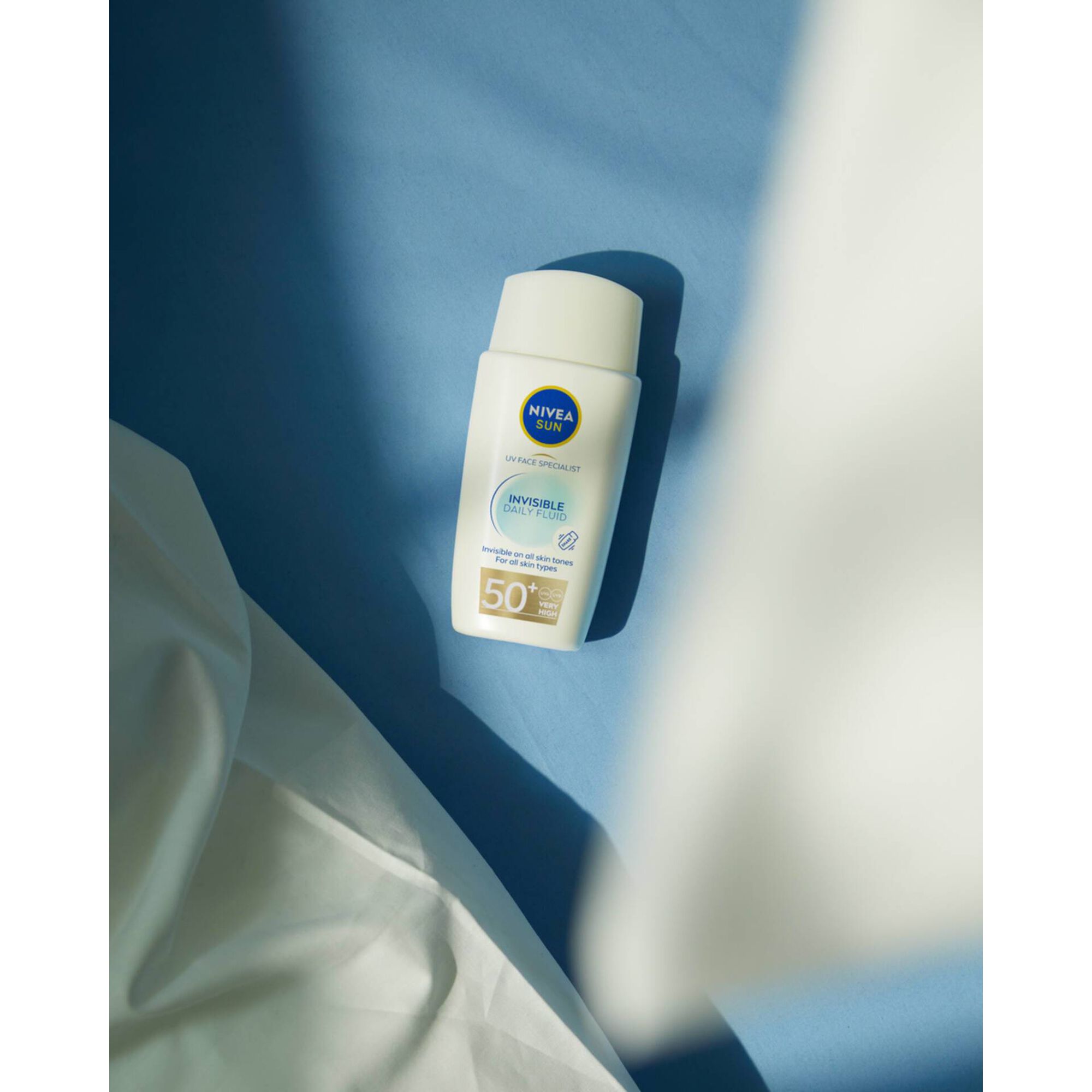 Flu&iacute;do de Rosto Di&aacute;rio Invis&iacute;vel FPS 50+ Nivea Sun