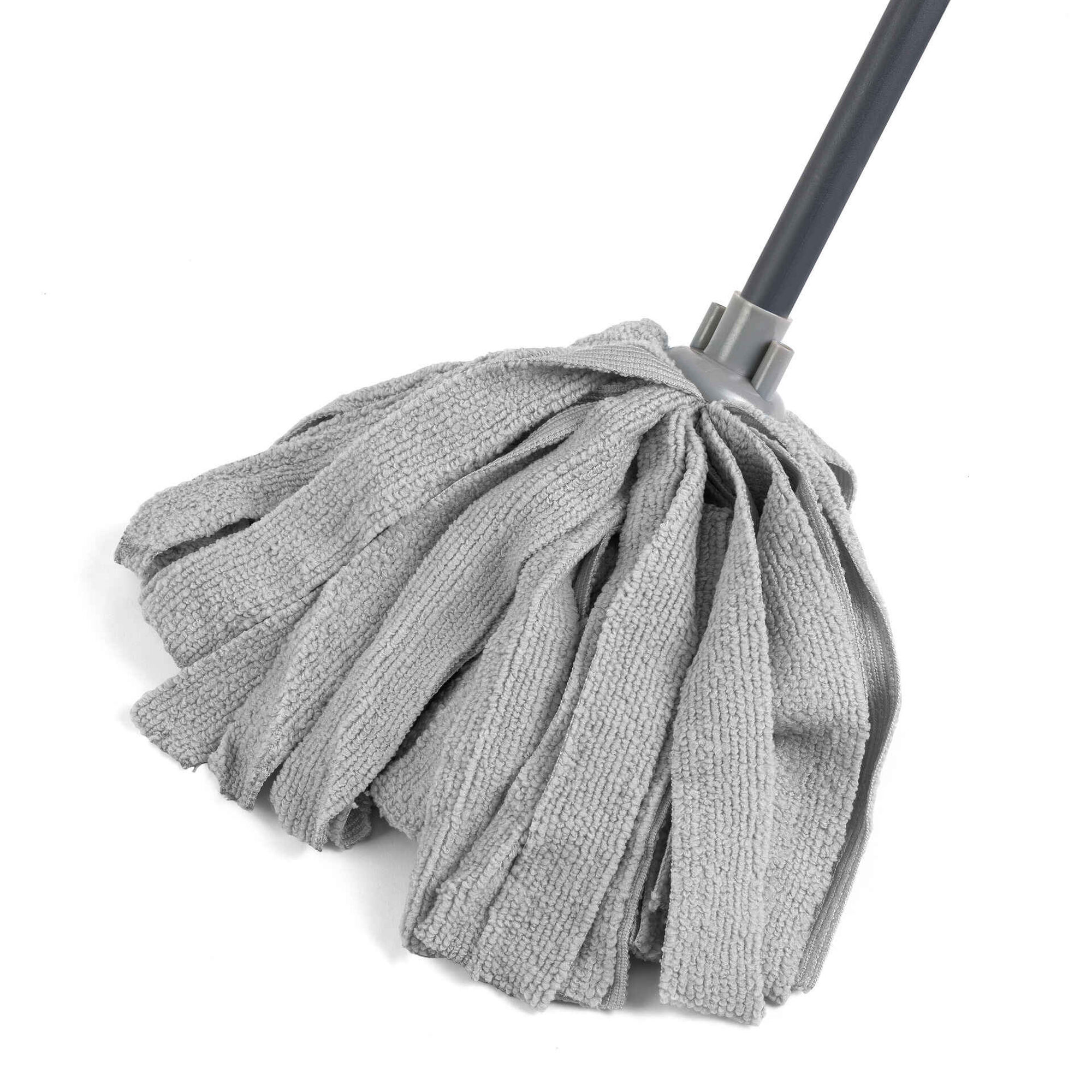 Recarga Esfregona Tiras Microfibra Cinzas Kasa