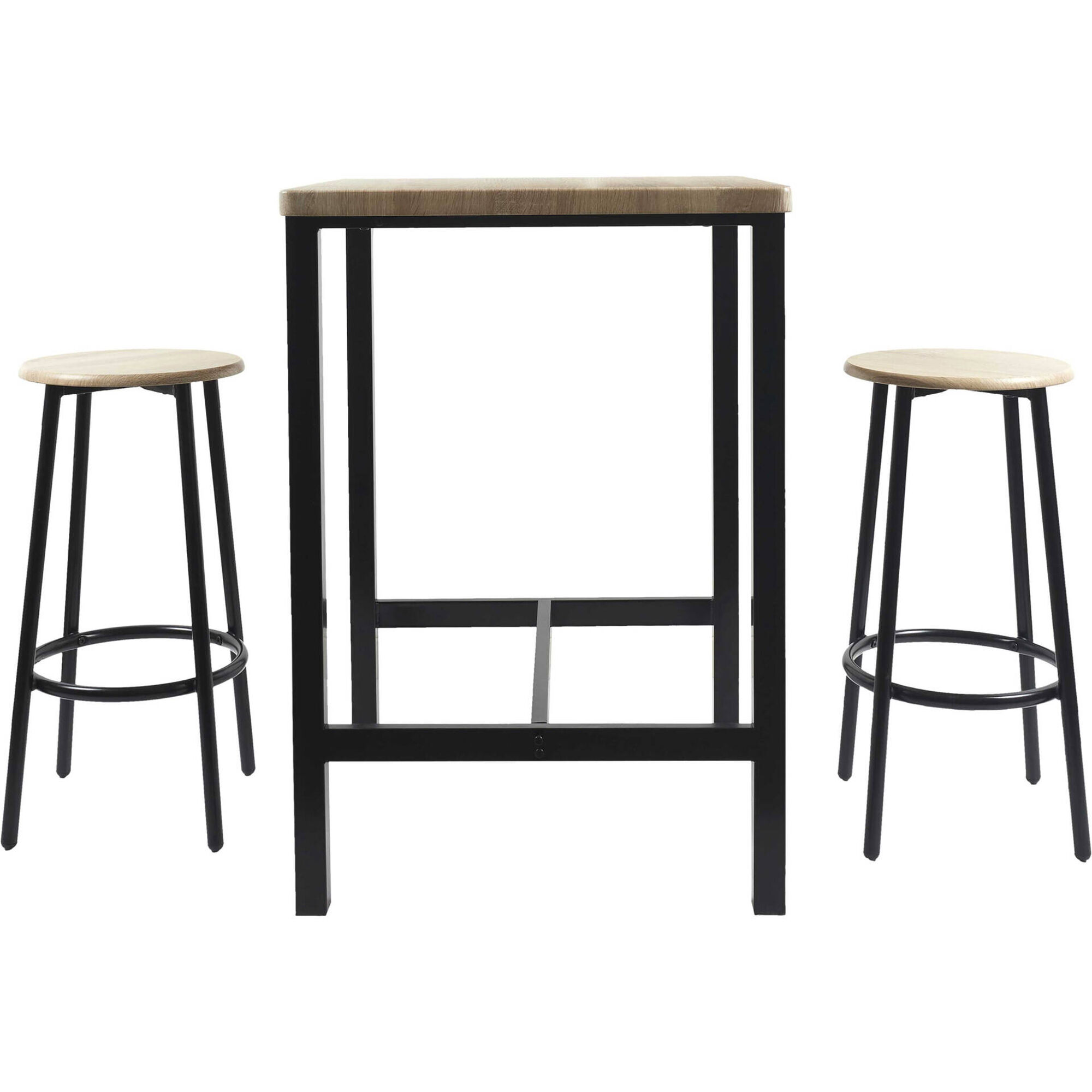Conjunto de Refei&ccedil;&atilde;o Mesa e 2 Bancos Loka