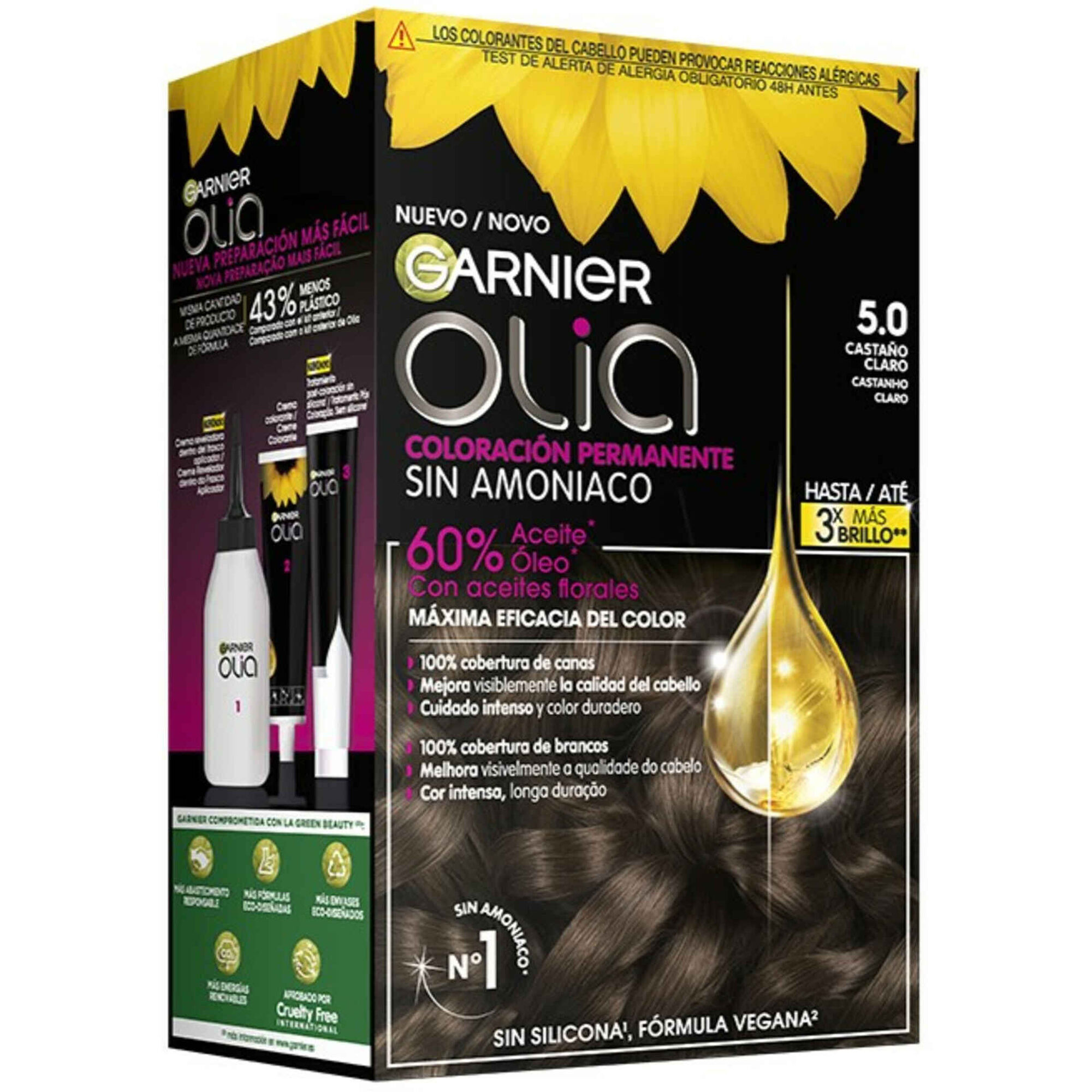 Coloração Permanente Olia Castanho Claro 5.0
