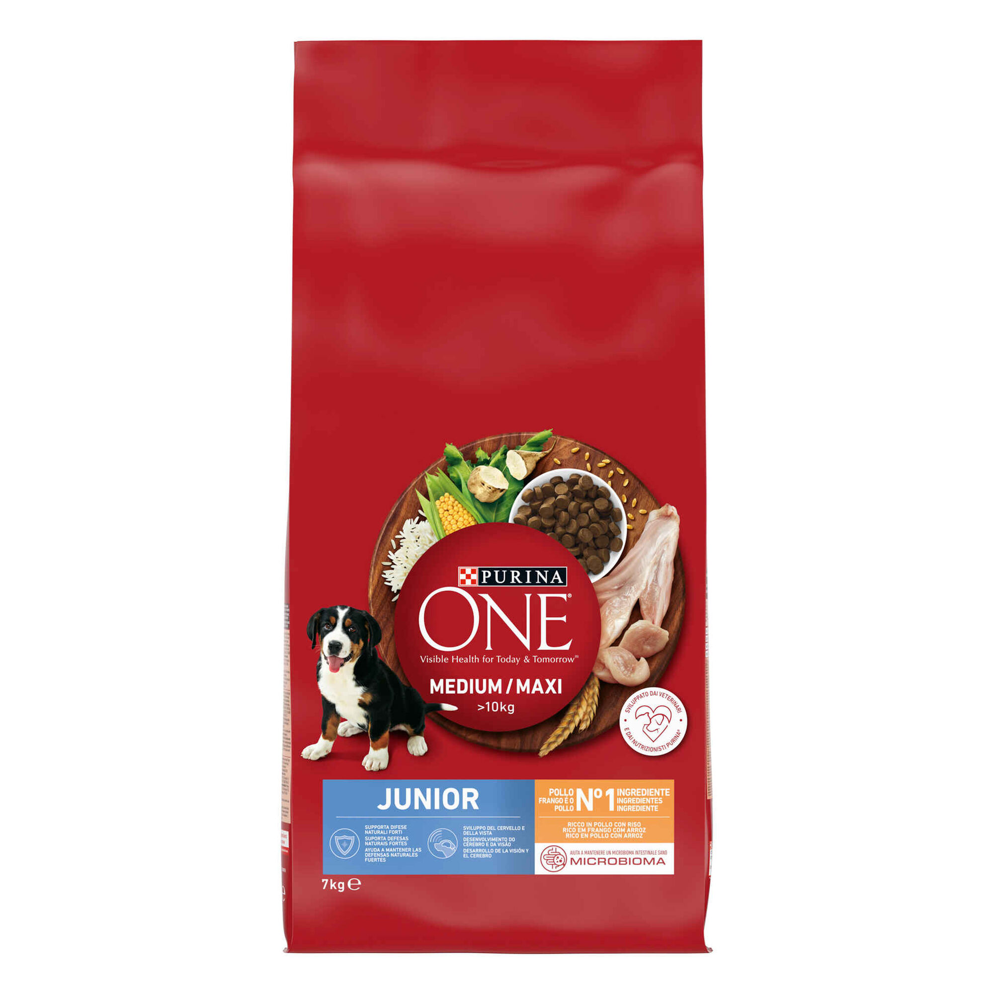 Ração para Cão Júnior Médio e Maxi Frango e Arroz