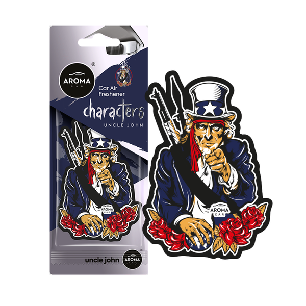 Ambientador Auto Pendurar Cartão Uncle John Aroma Car