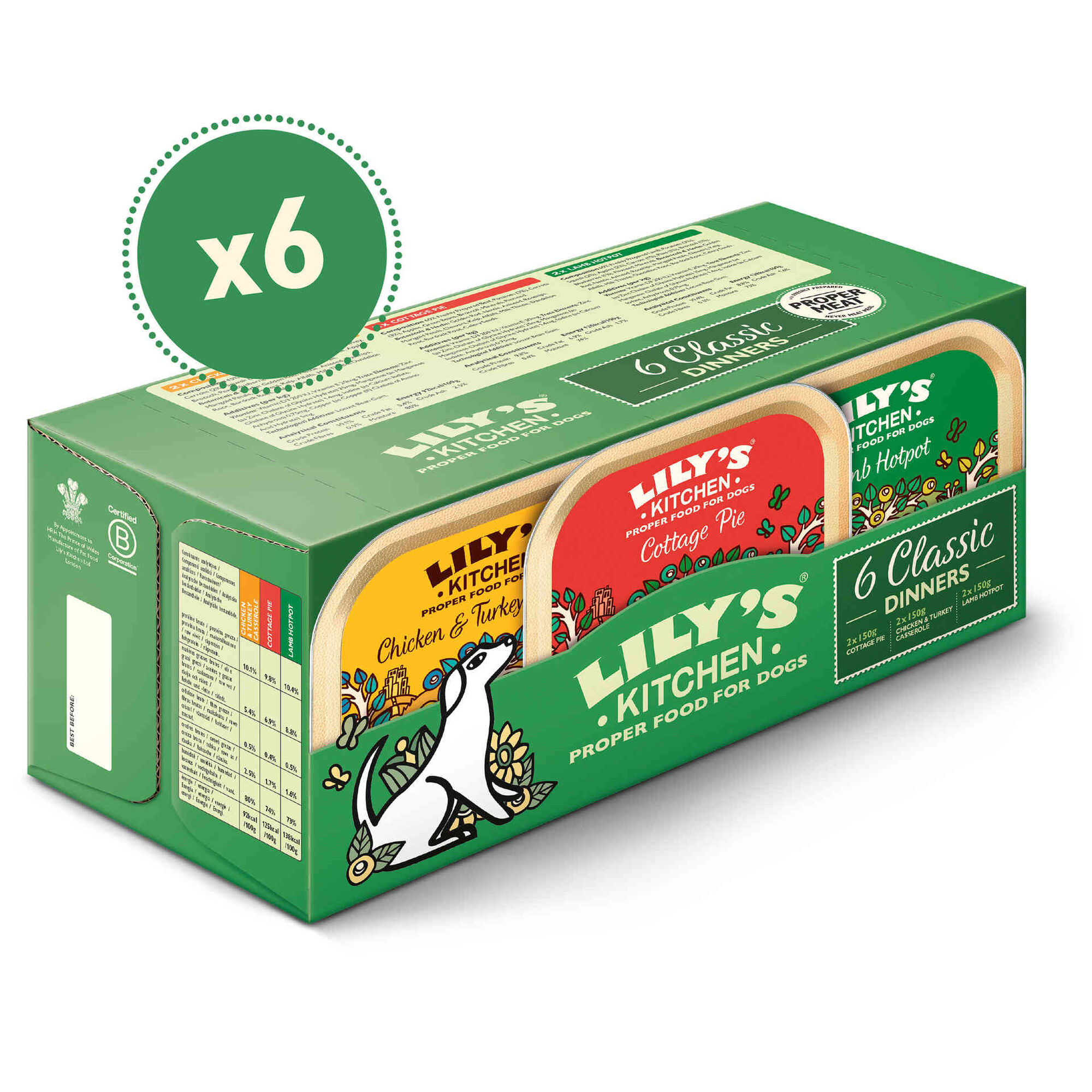 Comida H&uacute;mida para C&atilde;o Adulto Classic Lily's Kitchen