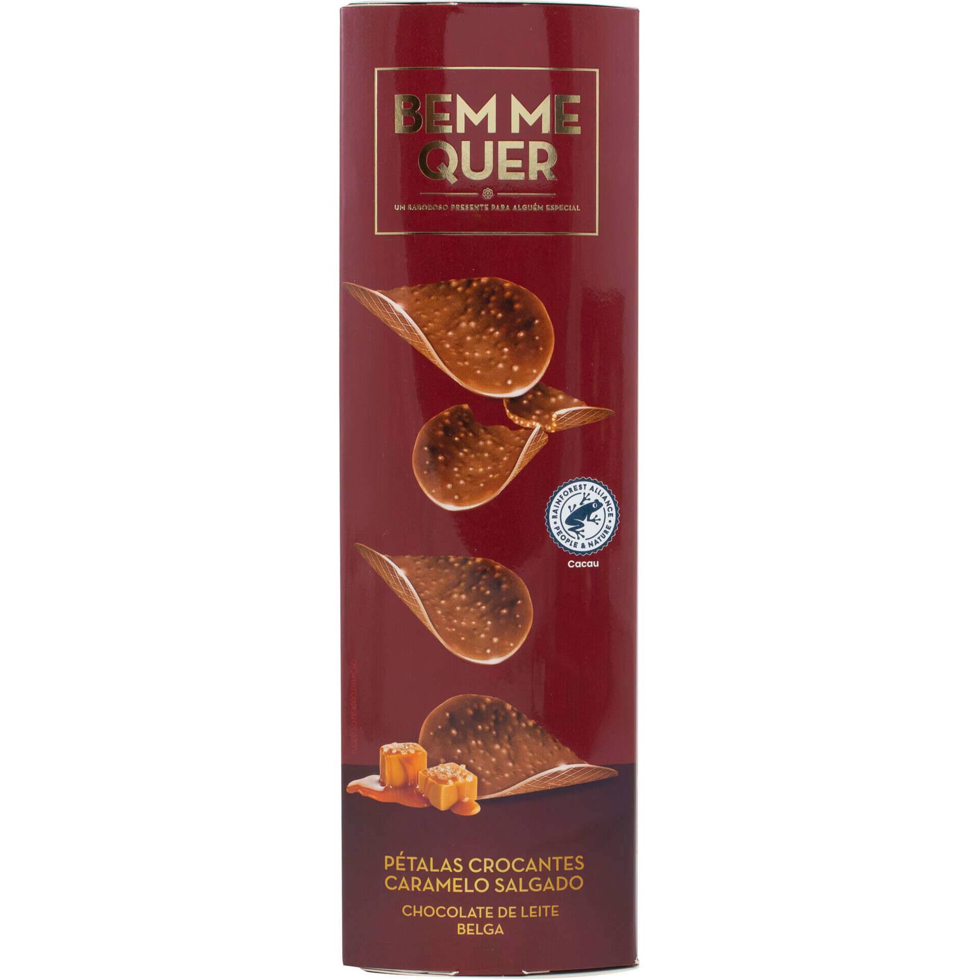 Pétalas de Chocolate com Caramelo Salgado