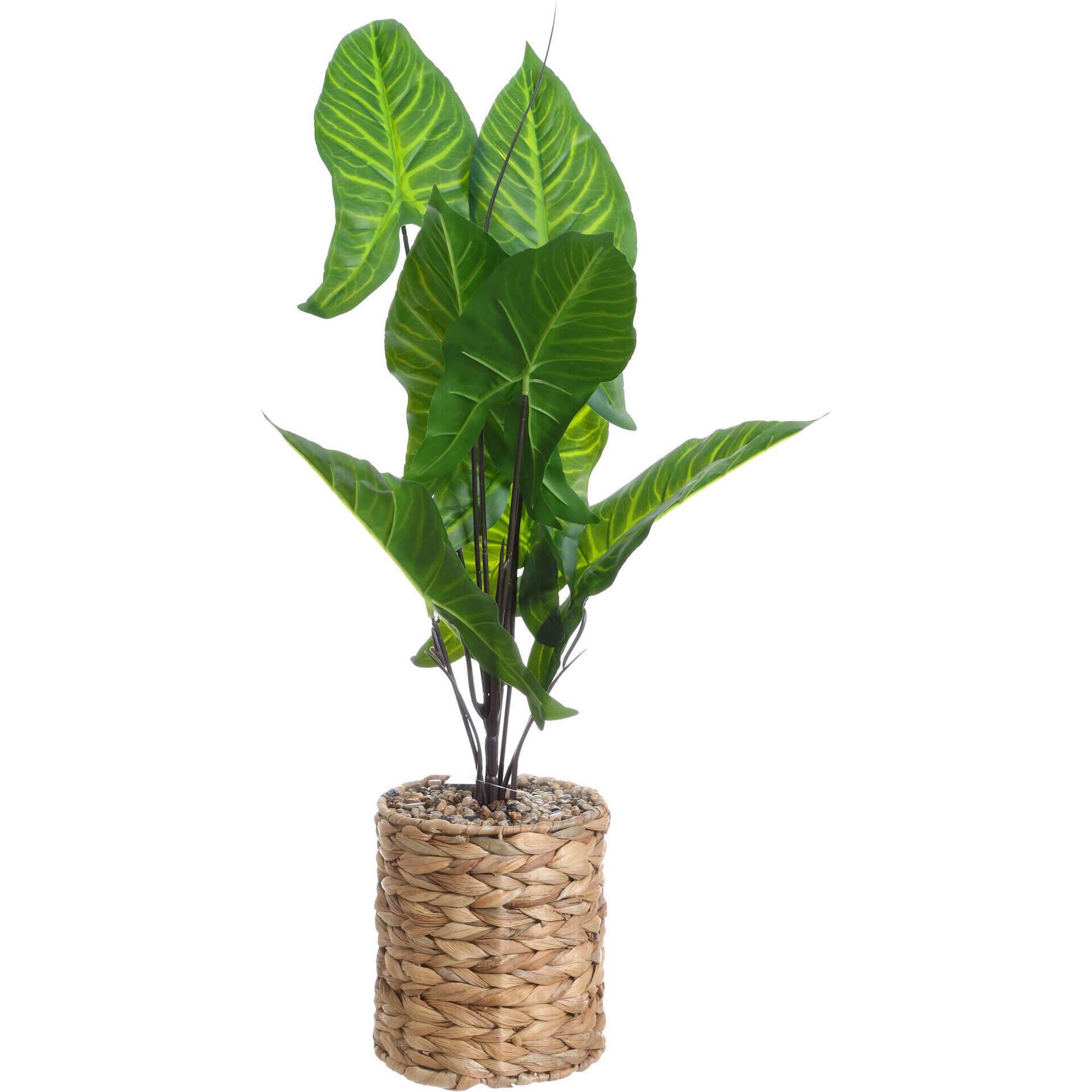 Planta Artificial Vaso com Folhas Verdes 68cm Kasa
