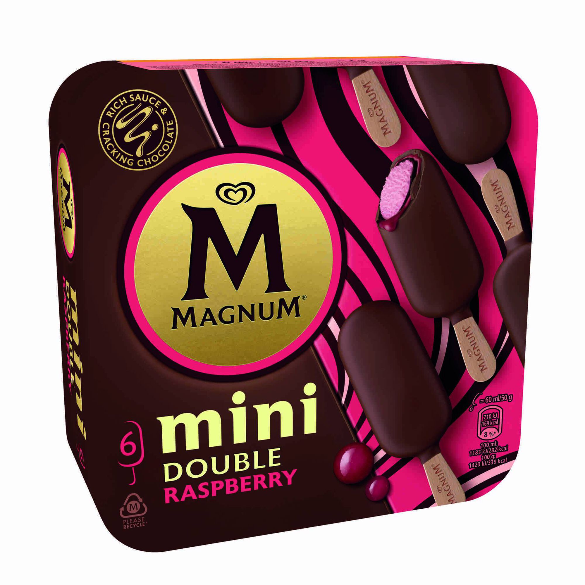 Gelado Mini Double Framboesa