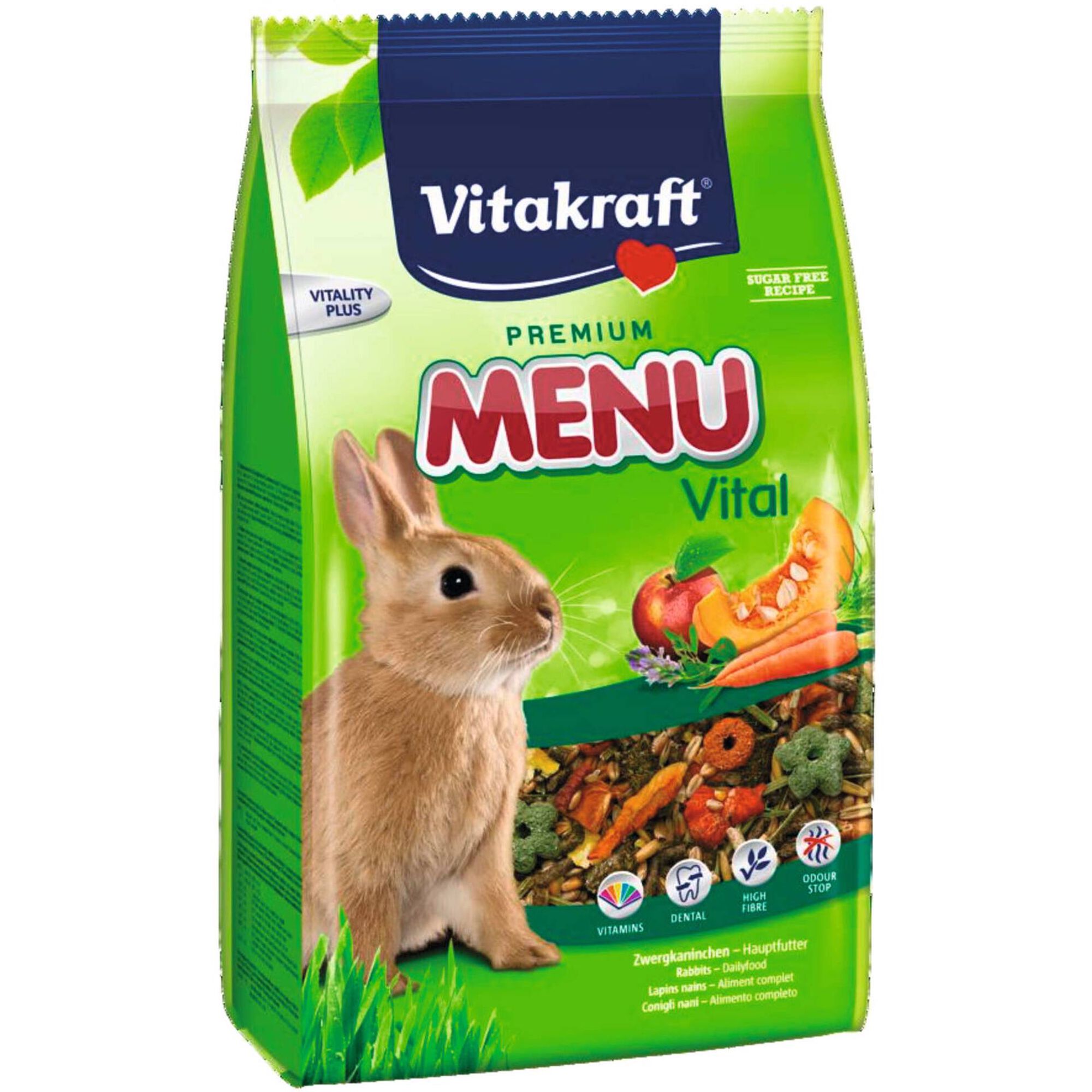 Comida para Coelho Anão Premium Menu