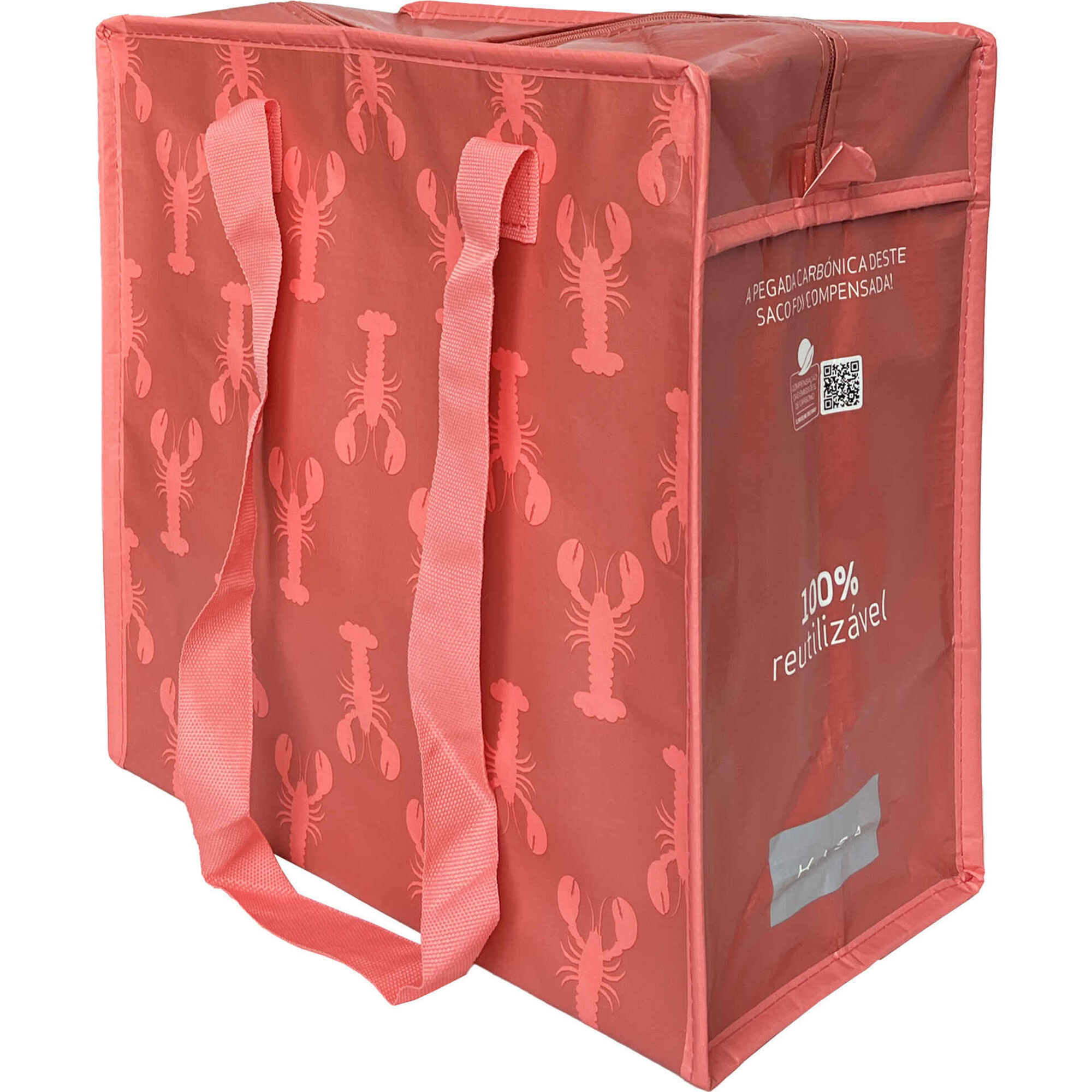 Saco Compras Reutilizável 24,5L Cooler Bag Lagosta