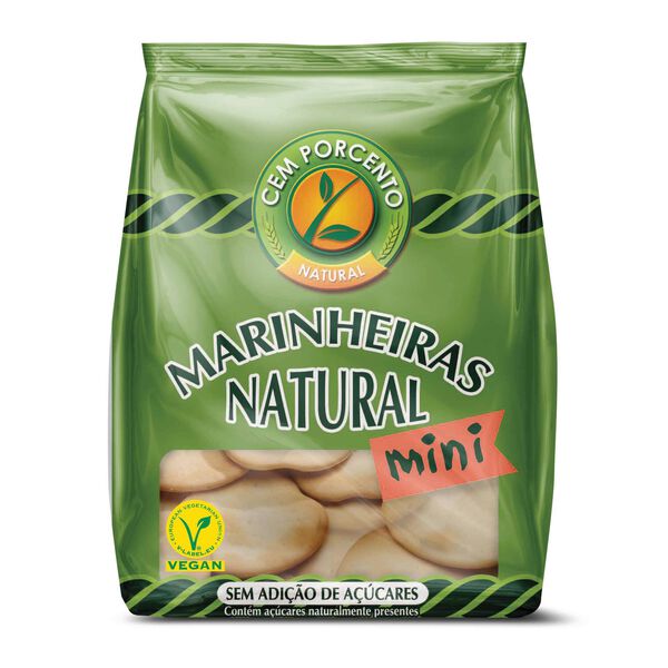 Bolachas Mini Marinheiras Naturais Cem Porcento