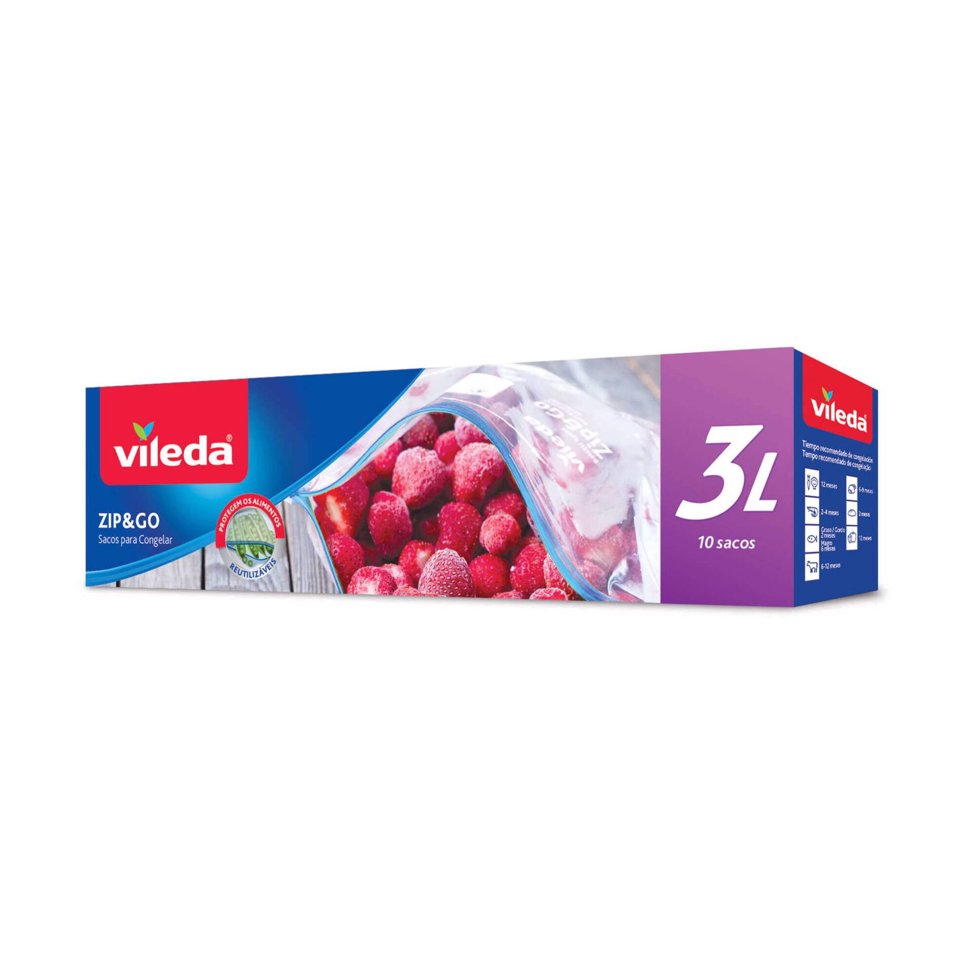 Sacos para Congelar One Zip 3L