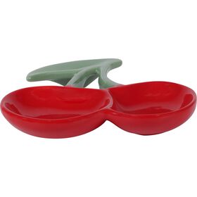 Prato Cer&acirc;mica Cereja Kasa