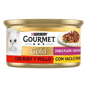 Comida Húmida para Gato Duplo Prazer Vaca e Frango