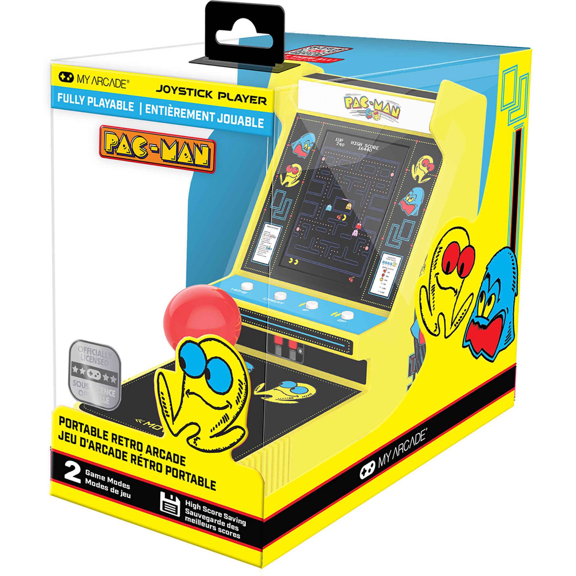 My Arcade - Mini M&aacute;quina Retro Arcade PAC-MAN com Joystick