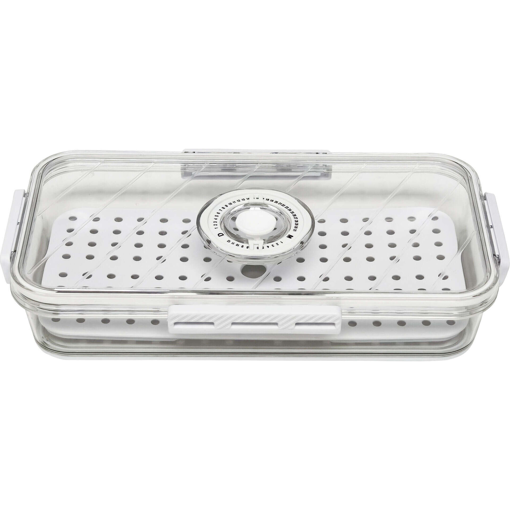 Caixa Organiza&ccedil;&atilde;o 1,5L com Lock para Frigor&iacute;fico Kasa