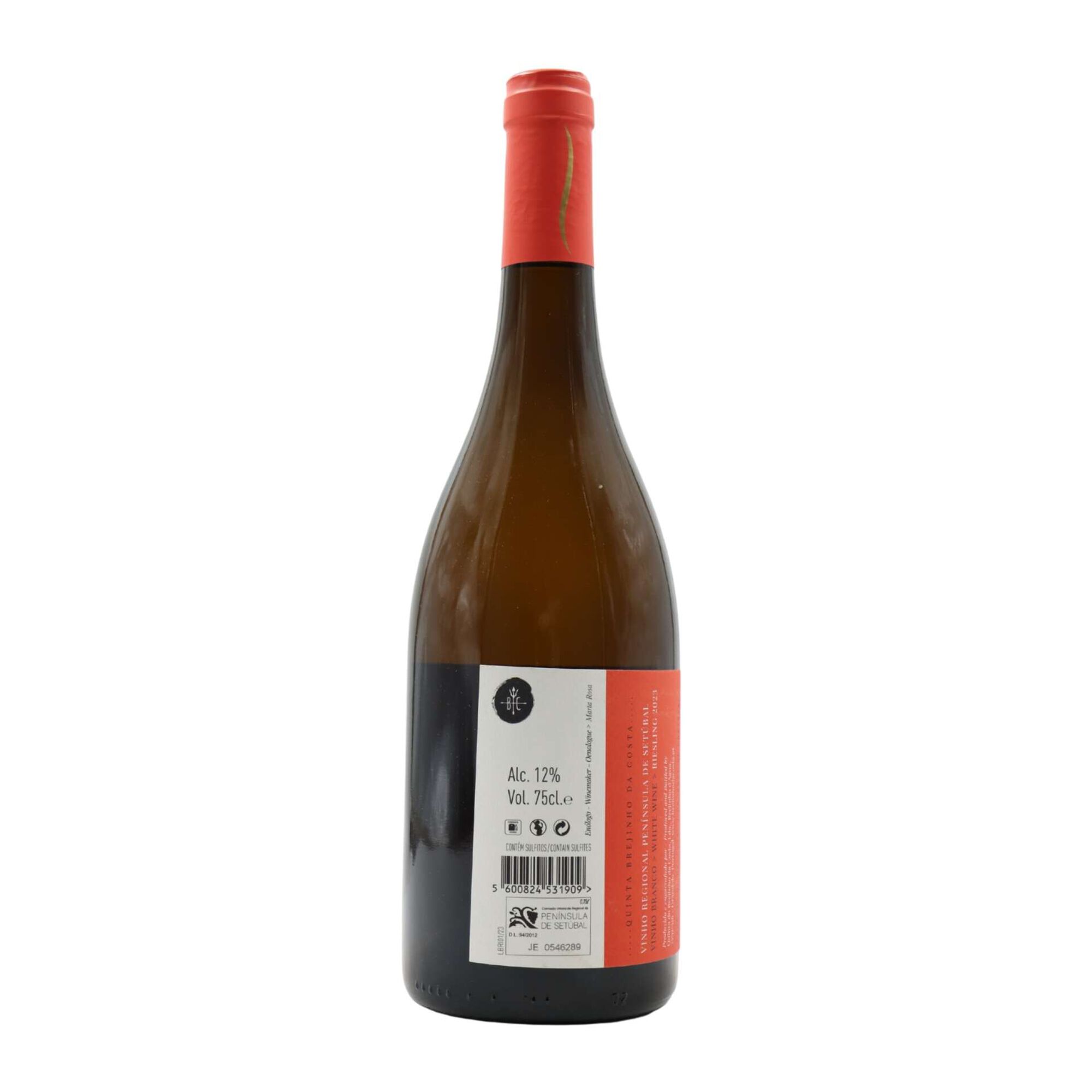 Brejinho Da Costa Riesling Pen&iacute;nsula De Set&uacute;bal Vinho Branco